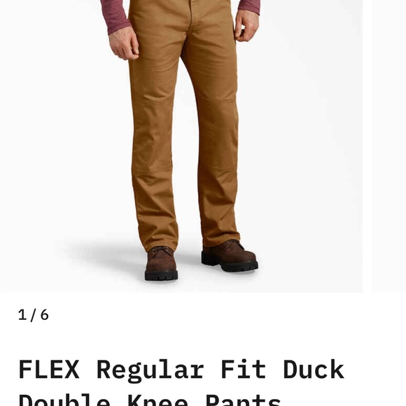 Dickies Regular Flex Double Knee Pants 34x32 - Picture 6 of 7